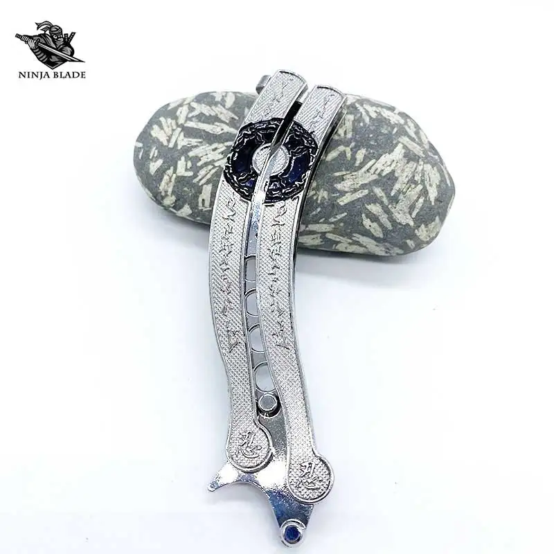 Лидер продаж аниме Kurama Balisong нож-бабочка с 9 лисьими хвостами Sikifuujin Namikaze Minato