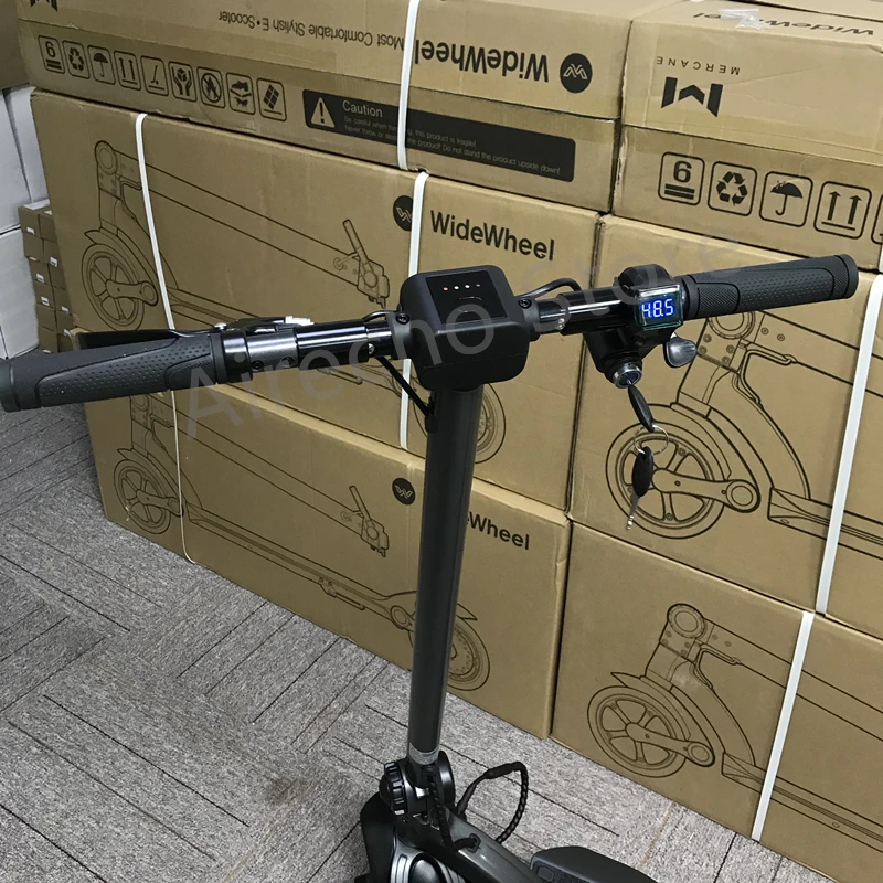 ЕС сток Mercane Widewheel широкое колесо KickScooter 48 в 500 Вт/1000 Вт Двойной Мотор Складной умный электрический скутер Ховерборд