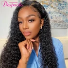 30 дюймовые женские парики бразильские кудрявые вьющиеся передние парики на сетке парики из человеческих волос на продажу Недорогие парики на сетке парик из натуральных волос 100%