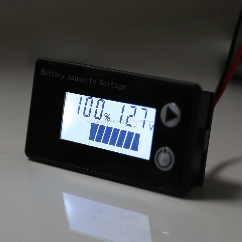 Индикатор емкости аккумулятора постоянный ток 8 100 в свинцово кислотный литий