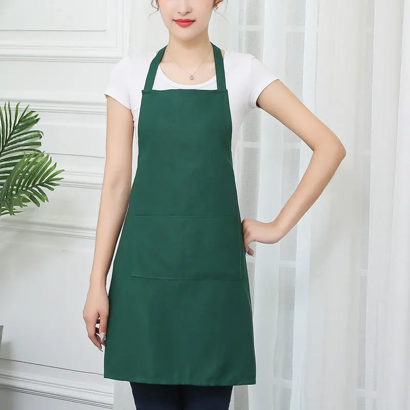 

2021 Hot Sale Waterproof Oil Cooking Apron Chef Aprons for Women Men Kitchen Bib Apron Idea for Dishwashing Cleaning Painting Dr