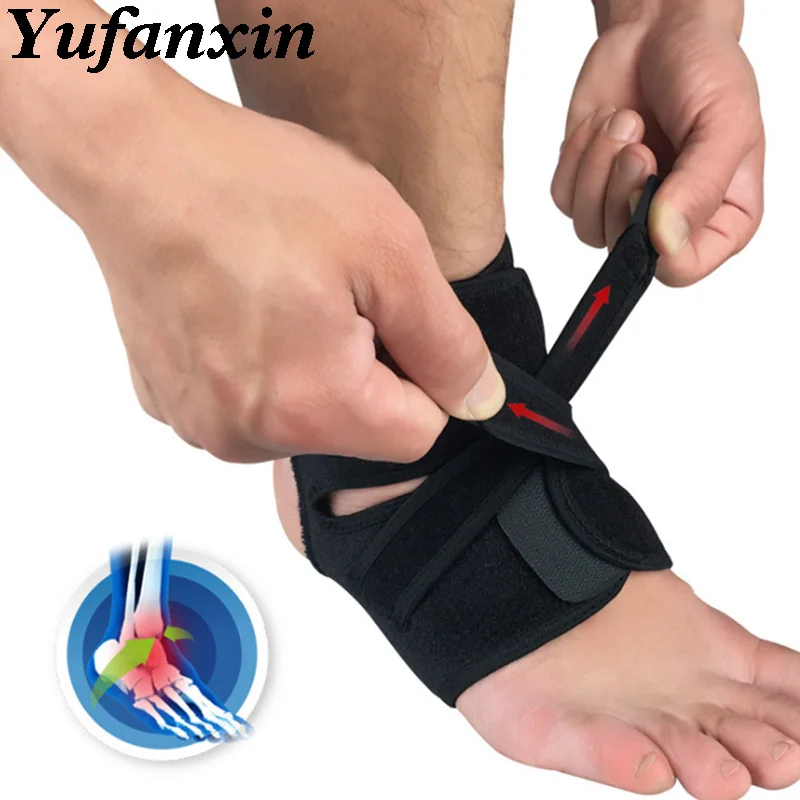 1 шт. бандаж для поддержки лодыжки эластичная Защитная повязка на ногу защита от