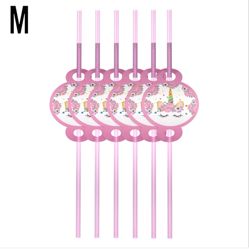 6 шт. набор для вечеринки в виде единорога|Украшения своими руками вечеринки| |