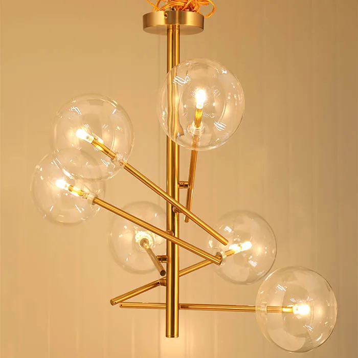 

Минималистичный дизайн в стиле постмодерн, круглый стеклянный шар, креативная модель для комнаты, гостиной, спальни, столовой, кафе, декорат...