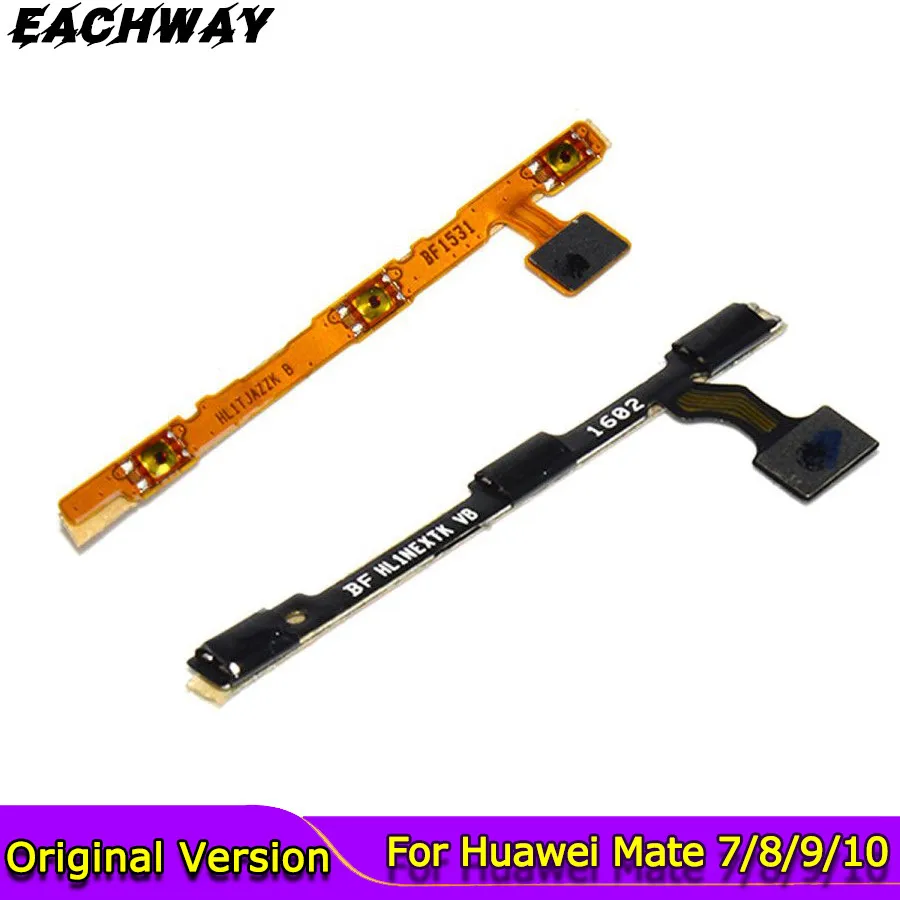 Оригинальный гибкий кабель для регулировки громкости Huawei Mate 7 8 9 10 переключатель