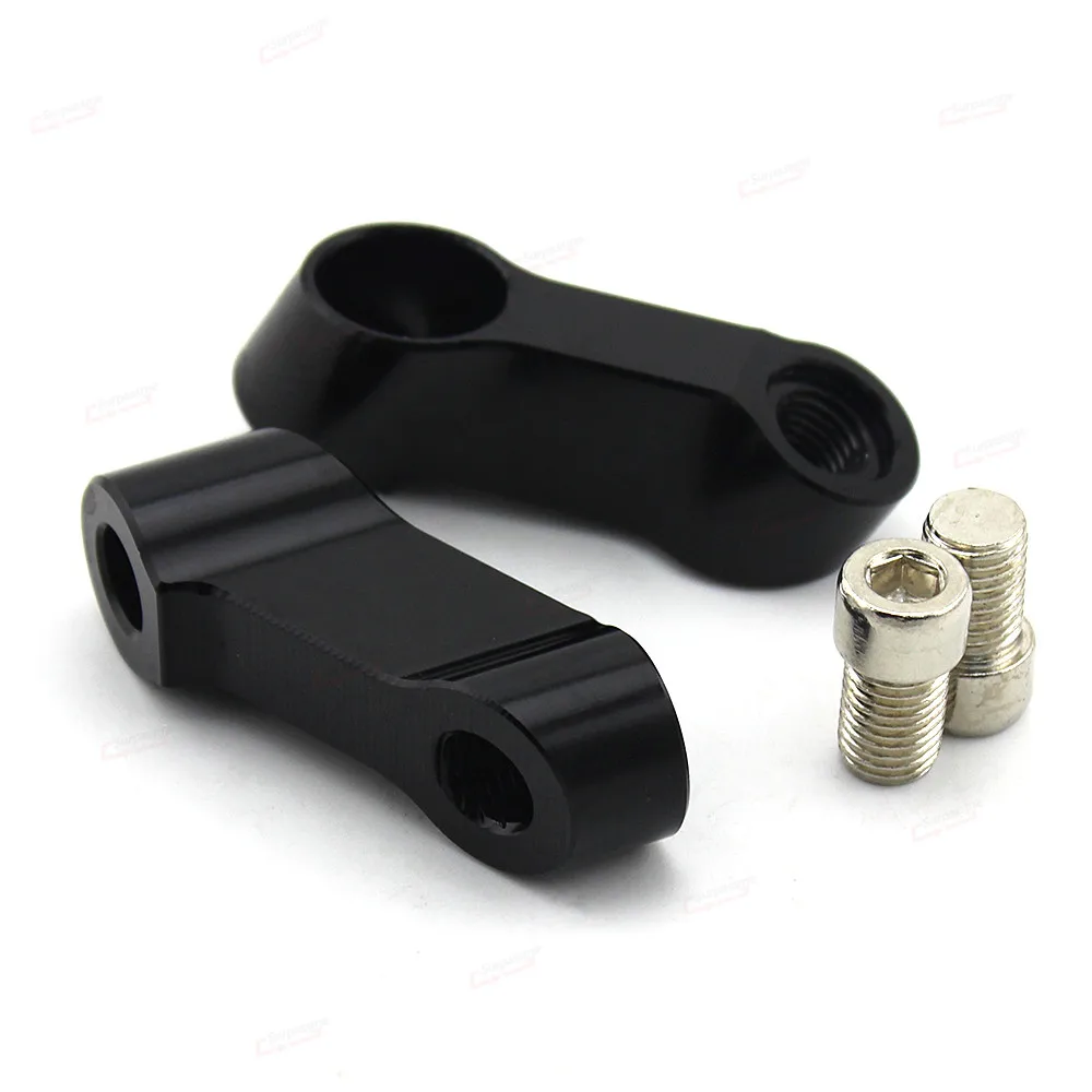 Переходник для установки на зеркало мотоцикла CNC 10 мм Адаптер заднего вида
