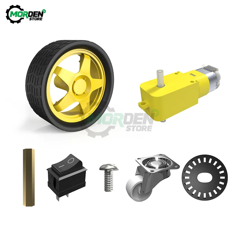2WD Robot Smart Car Chassis Kits with Speed Encoder for Arduino 51 M26 DIY Education Kit | Инструменты