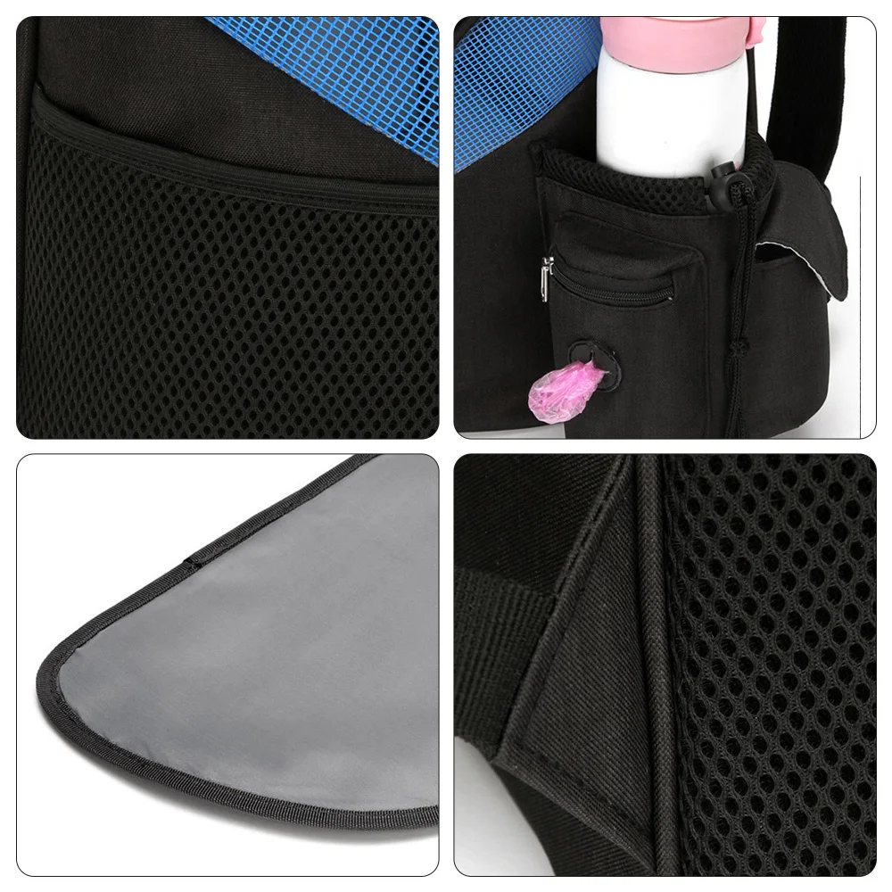 

Portable foldable mesh dog bag breathable dog backpack large capacity cat bag outdoor travel pet backpack