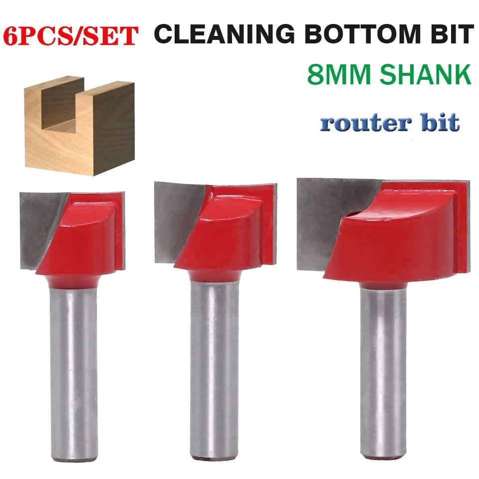 Фреза Концевая из карбида вольфрама 8 мм 6 шт./компл. | Инструменты