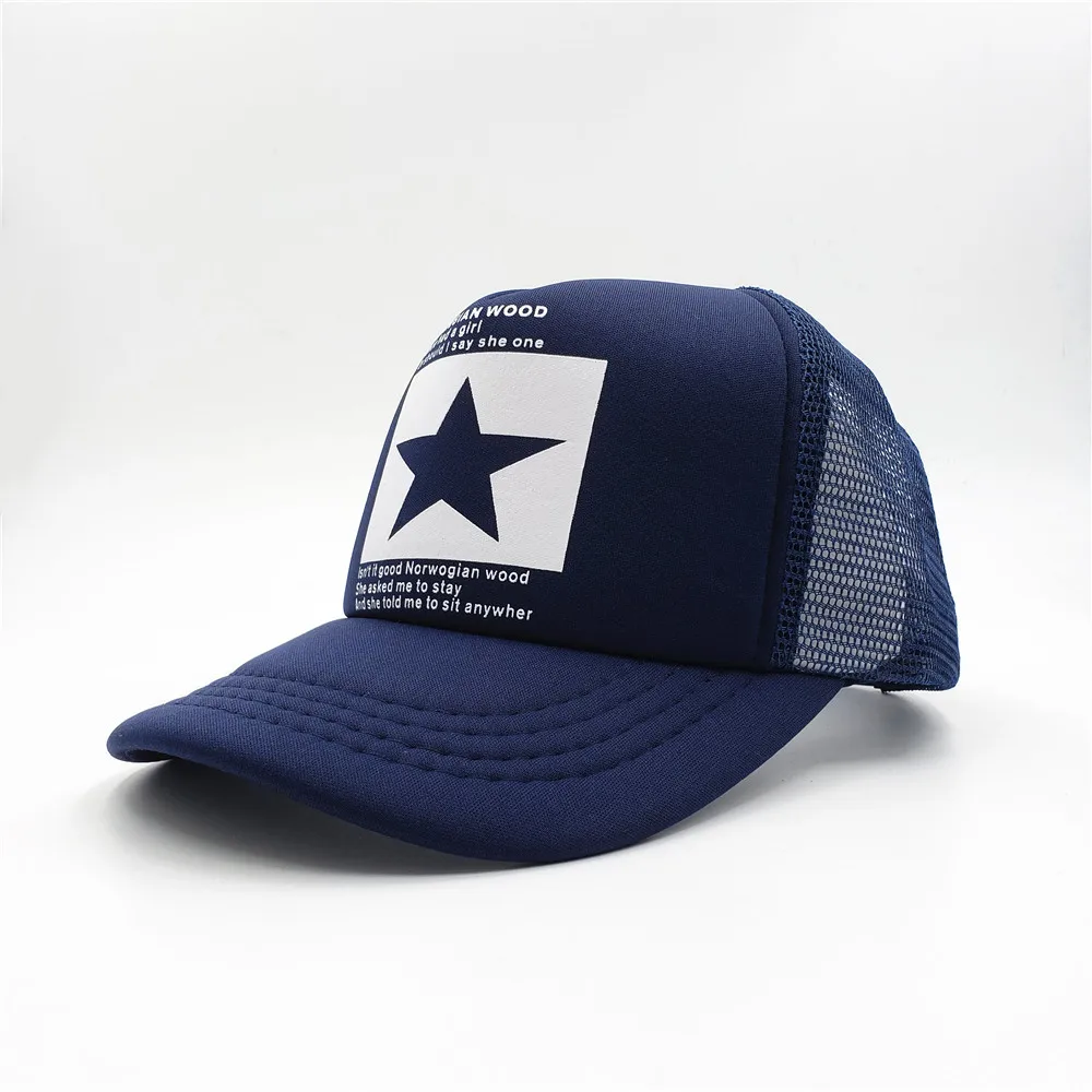 Модная брендовая бейсболка с пентаграммой женская уличная дышащая мужская и