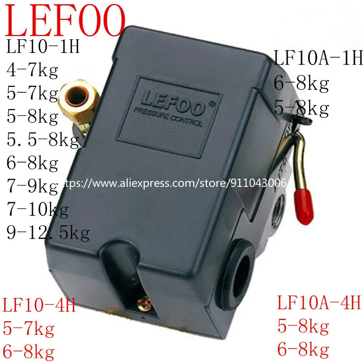 Pump Pressure Switch 220v380v Air Pressure Switch Pressure Controller