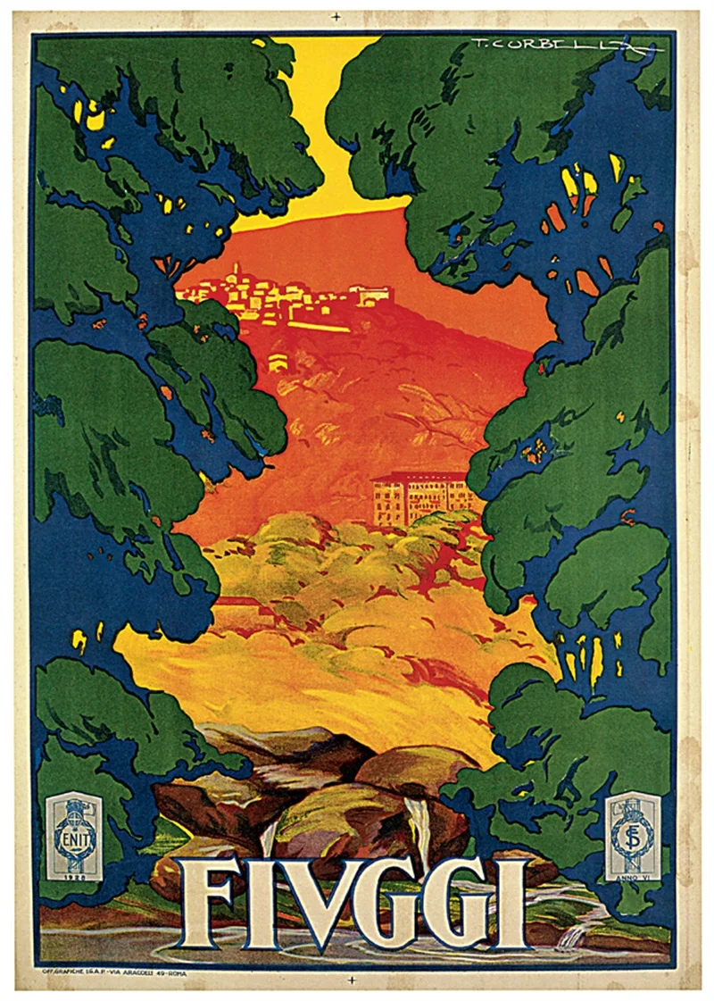 Постер декоративный винтажный ретро в стиле крафт с изображением подводных путешествий в Монтерей-Бей.