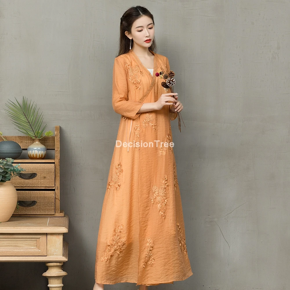 2022 платье в китайском стиле винтажное Ципао вечернее vestido кружевное традиционное