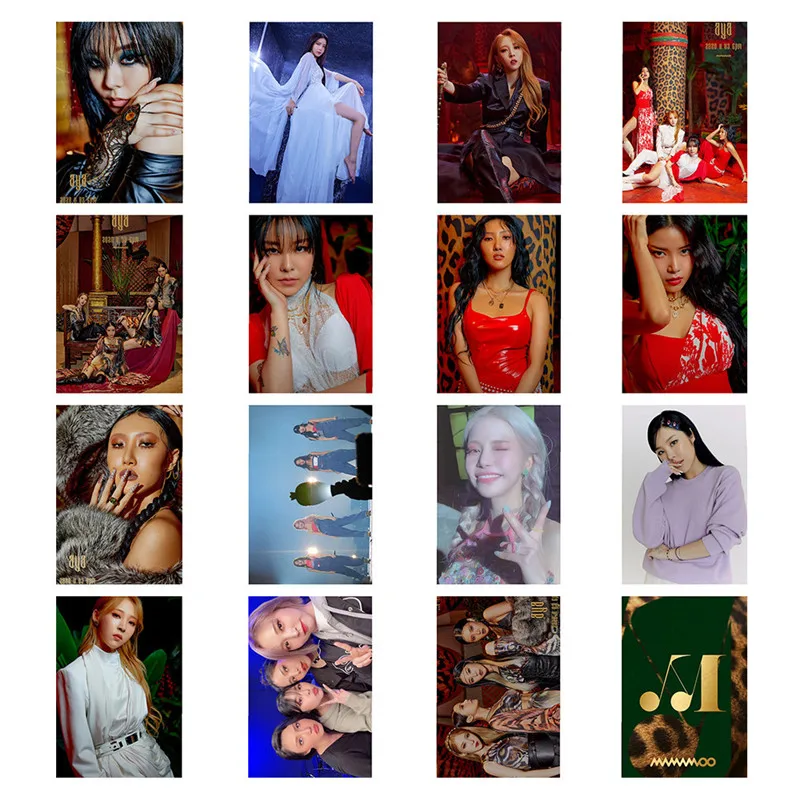 

16 шт./компл. KPOP MAMAMOO дорожные открытки LOMO открытки Photocrd Hwa Sa HD печать Новые поступления a119