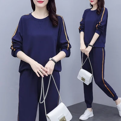 Костюм спортивный женский Повседневный из 2 предметов корейский стиль комплект