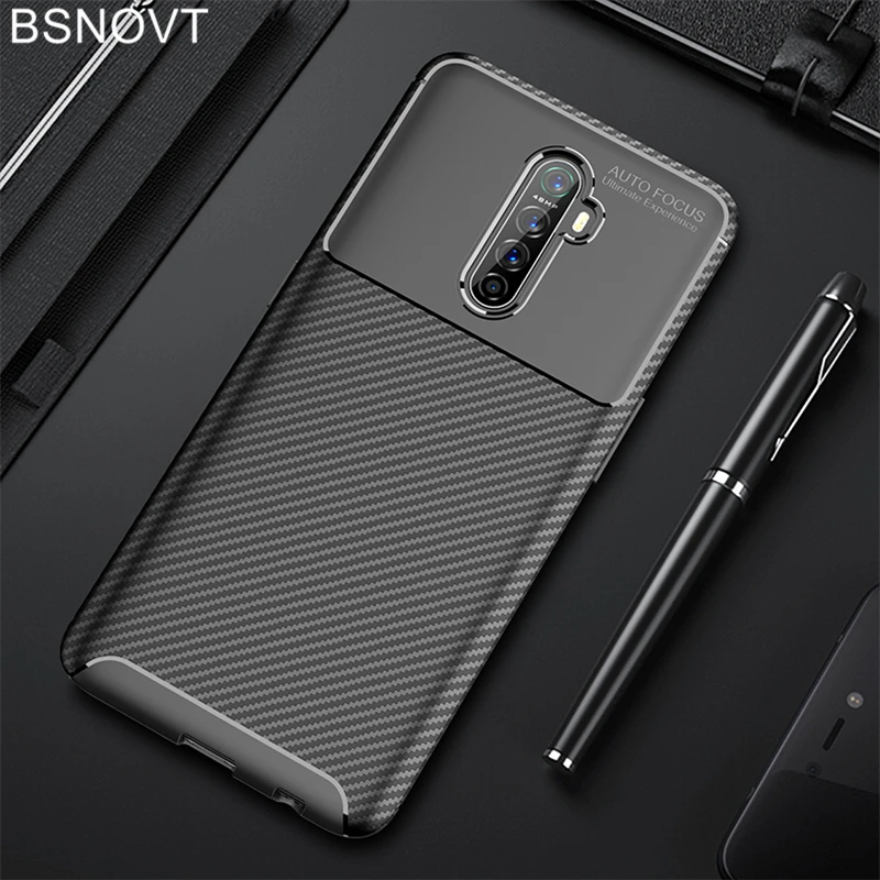 

Тонкий углеродного волокна чехол для OPPO Realme X2 Pro чехол для OPPO Realme X2 XT X50 C2 C3 5 6 Pro 5S 5i Обложка для OPPO Realme 6 Case