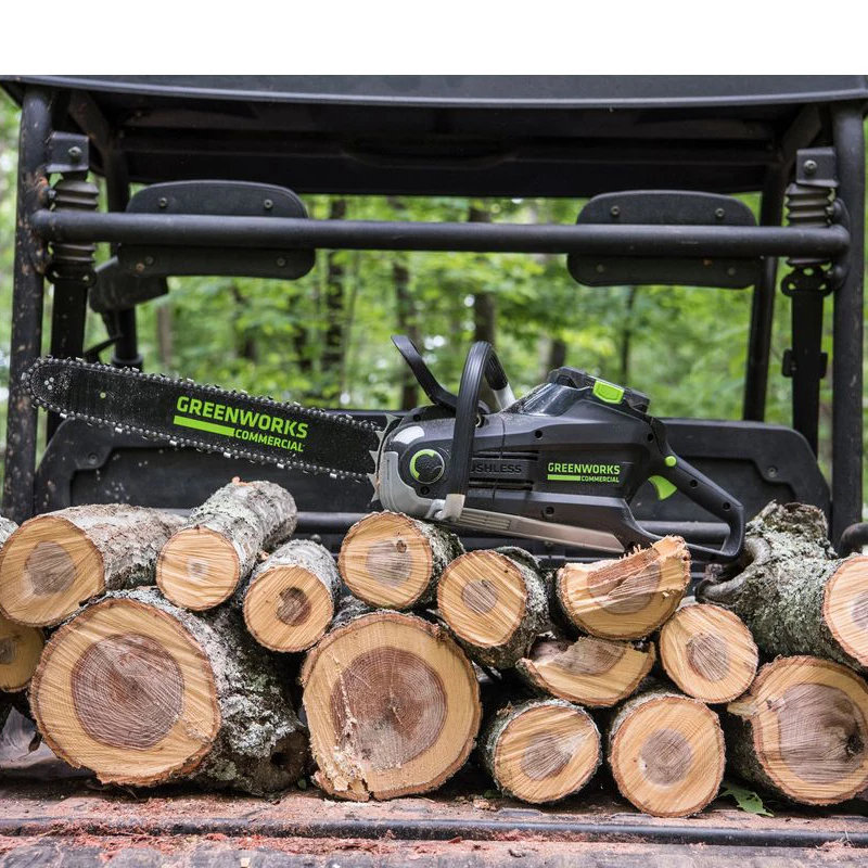 Коммерческая бензопила Greenworks 82 в SC181 2500 Вт 24 м/с аккумулятором с низким уровнем