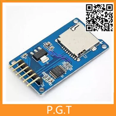 Модуль считывания карт Micro SD 5 шт./лот интерфейсы SPI с чипом преобразователя уровня