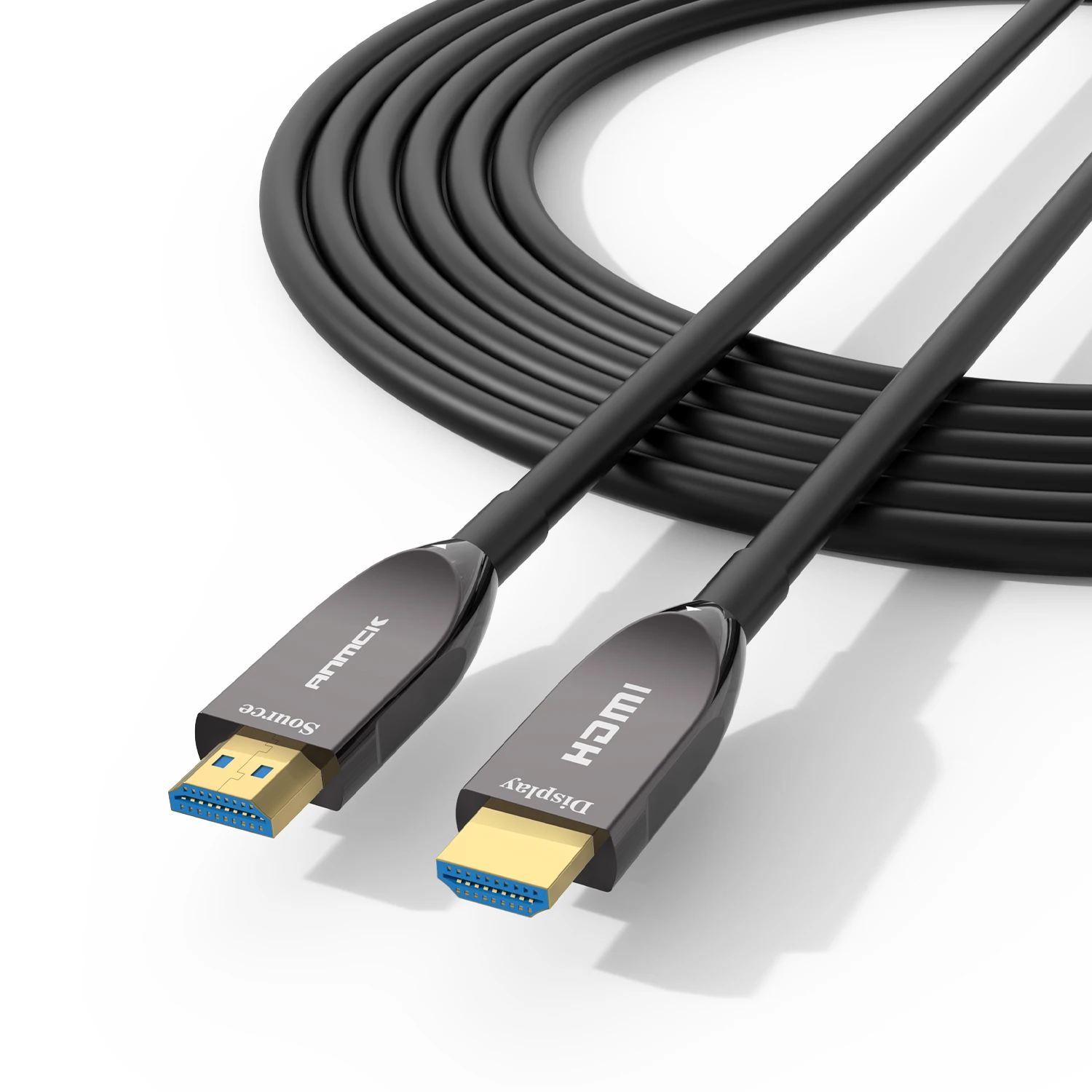 Оптоволоконный кабель Anmck HDMI 4K поддержка ARC 3D HDR V2.0 18 Гбит/с 4K/60 Гц для ТВ-приставки