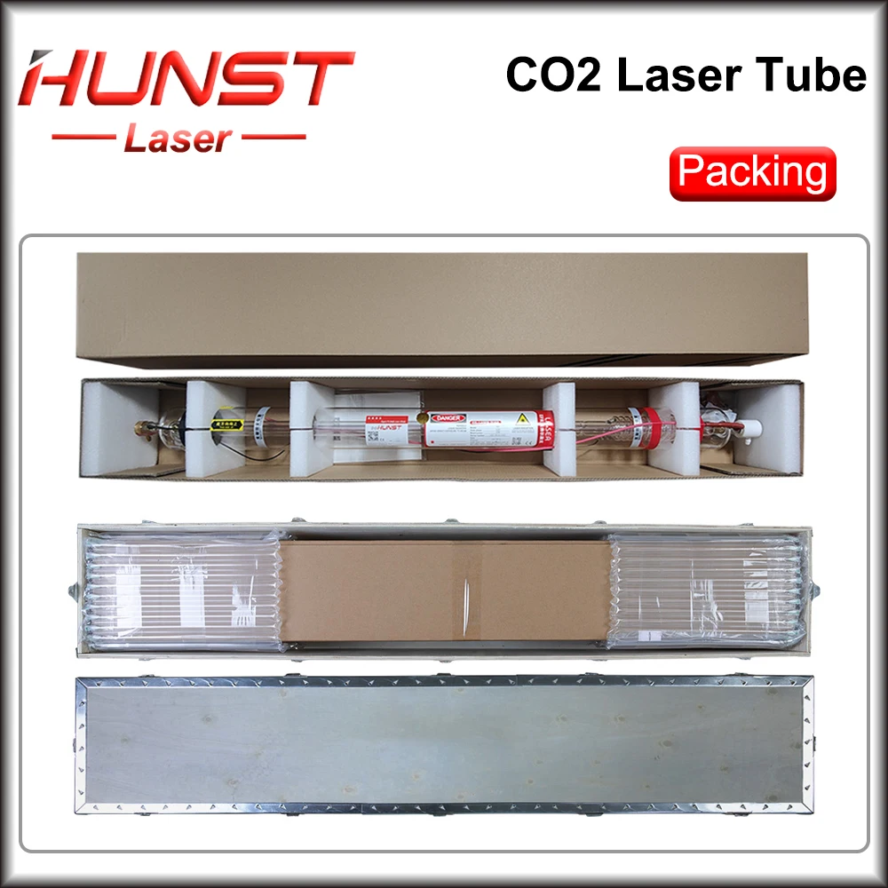Hunst EFR 80~95W Co2 Laser Tube Length 1600mm Diameter 60mm Laser Lamp For Co2 Laser Cutter Engraving Machine enlarge