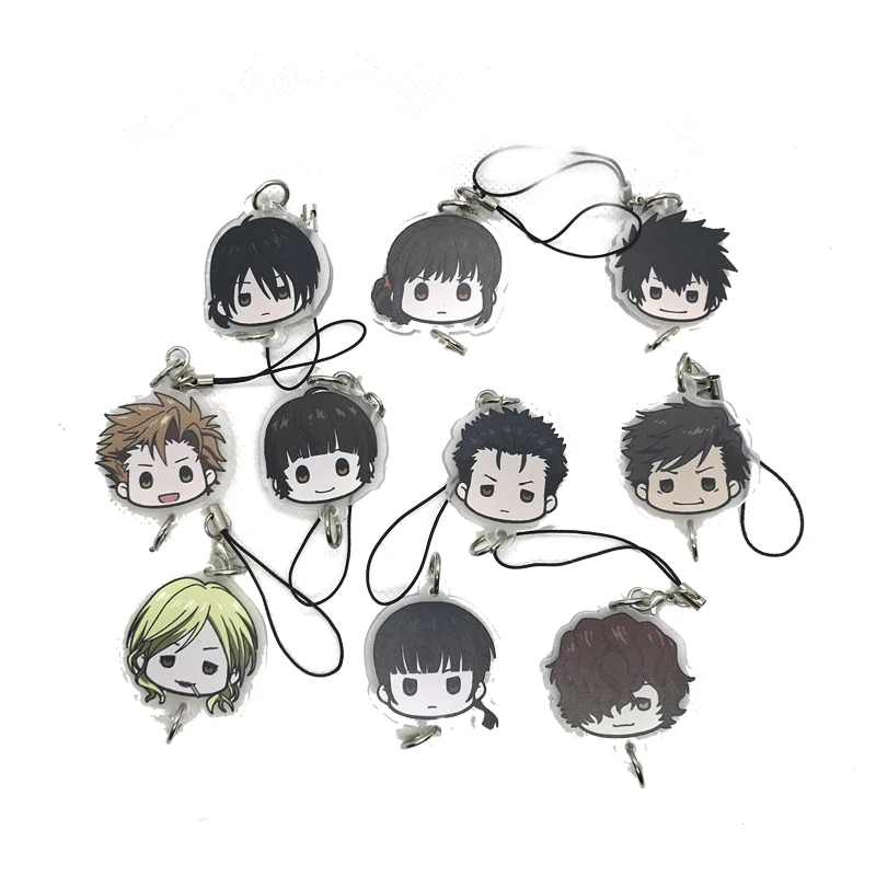 Аниме PSYCHO PASS Kagari Shuusei Tsunemori Akane Kougami Shinya Косплей акриловая фигура брелок сумки