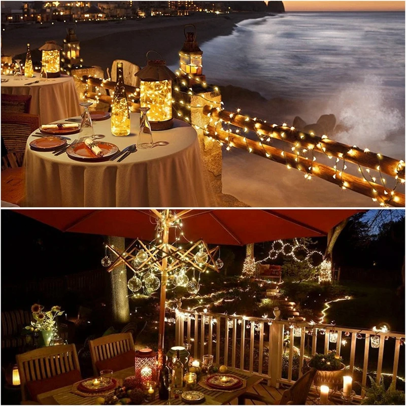 

16 Colors Fairy Led String Lights USB/Battery powered 5m/10m Remote Control Christmas Garland Outdoor Wedding Xmas Party Decor