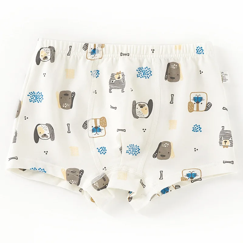 

2021 NEW Children Underwear 3 Pieces Boxer Briefs Cotton Cute Cartoon Shorts Cotton Comfortable Breathable Panties For boy Kids
