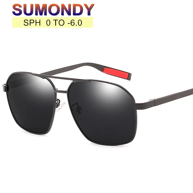 Солнцезащитные очки для близорукости SUMONDY модные мужские и женские от 0 до 6 с