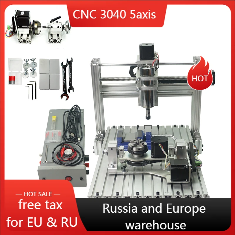 5 оси ЧПУ 3040 силиконовых стелек DIY PCB ПВХ фрезерные мини металлический