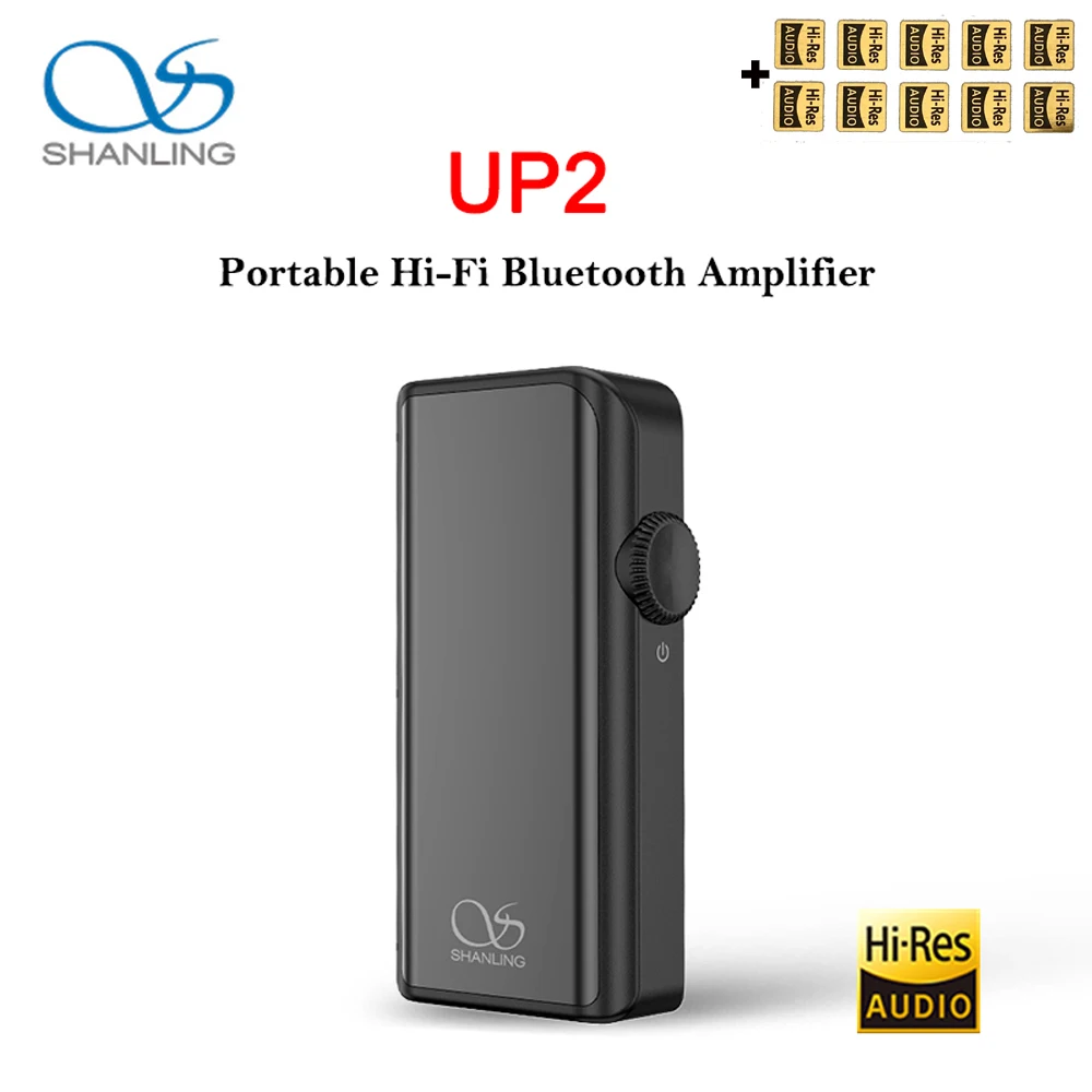 

SHANLING UP2 ES9218P Hi-Res Portable HiFi Audio Bluetooth Amplifier USB DAC Knowles Microphone support LDAC/aptX HD/SBC/AAC HWA