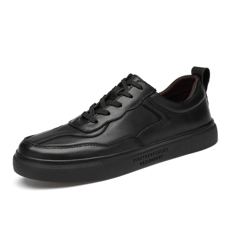 CLAXNEO мужские кожаные кроссовки модная белая повседневная обувь мужская для