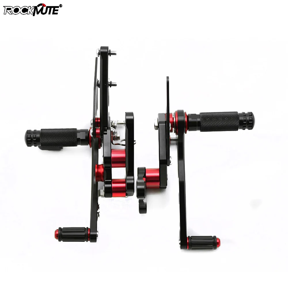 Мотоцикл с ЧПУ Алюминиевый Регулируемый Rearsets для SUZUKI GSX R1300 GSX1300R HAYABUSA 1999 2007 задние
