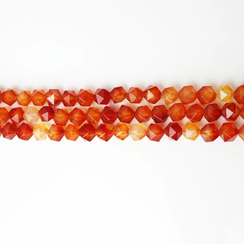 agate stone LanLi, натуральные ювелирные изделия, оранжевые Агаты, халцедон, форма камней, Сияющие бусины, подходят для женщин, браслет, ожерелье, аксессуары - Цвет: agate stone