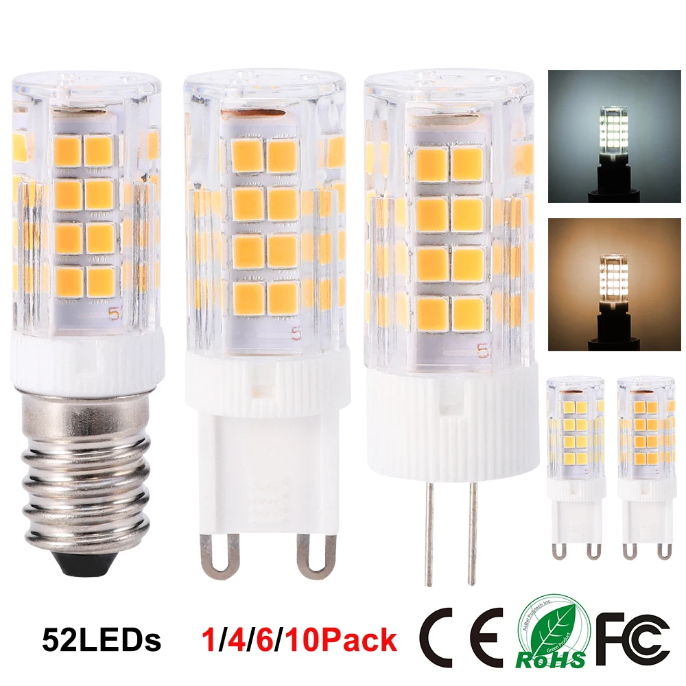 

G4 G9 E14 Mini LED Bulb AC85-265V Energy-Saving Corn Blubs Light SMD2835 Chandelier Spotlight Blub 1-6PCS Home Decoration D30