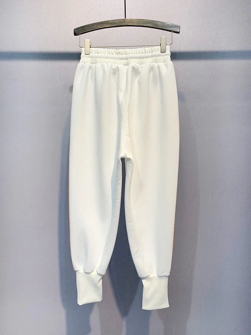 Спортивные штаны на молнии для женщин уличная одежда Свободные повседневные