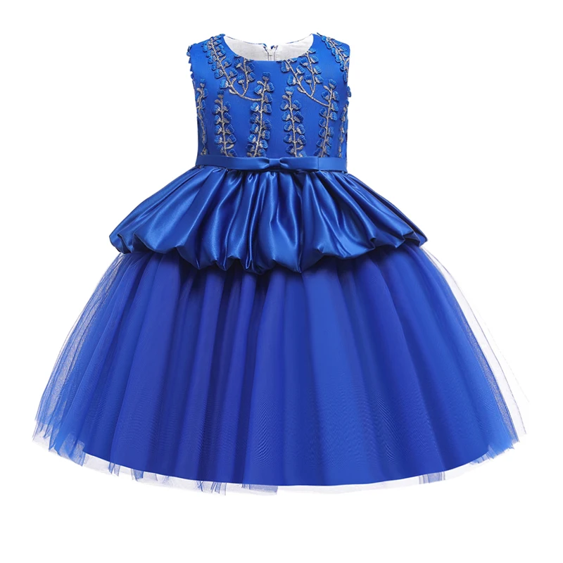 2022 летнее Вечернее Бальное Платье детские платья с цветами для девочек вечерние