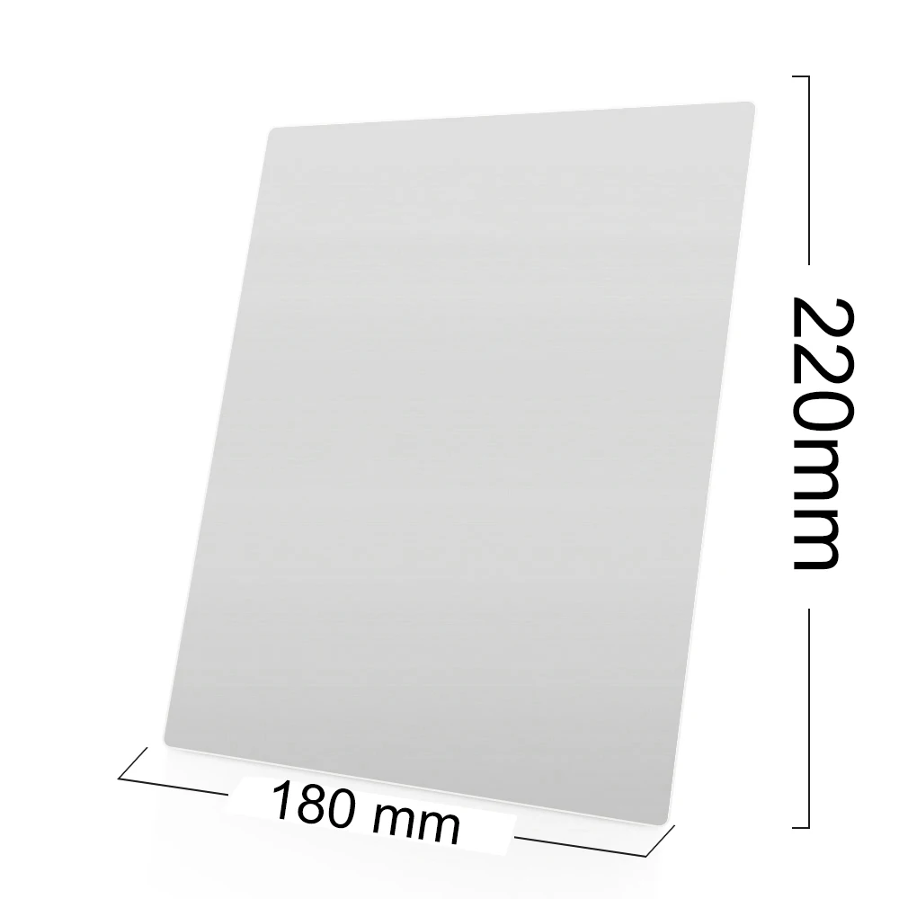 Металлический алюминиевый коврик для мыши CHYI Жесткий Гладкий тонкий