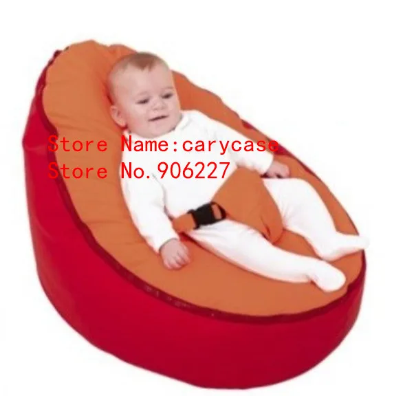 brown with pink belt seat Wholesale High Quality Cheap Bean Bags, Classic Design With Flexible Foldable Bean Bag beds images - 6