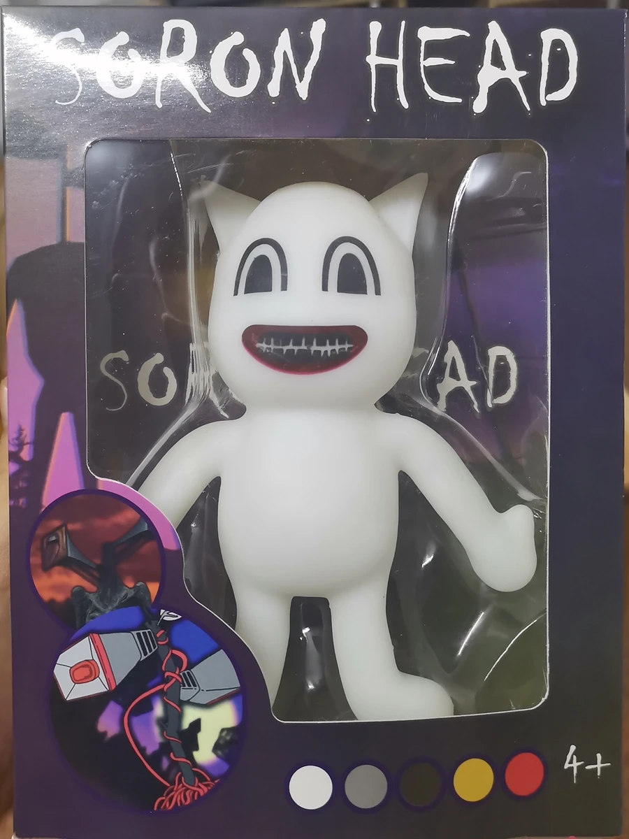 Игрушка-сирена для снятия стресса Goo Jit мультяшная кошка голова-Зверюшка