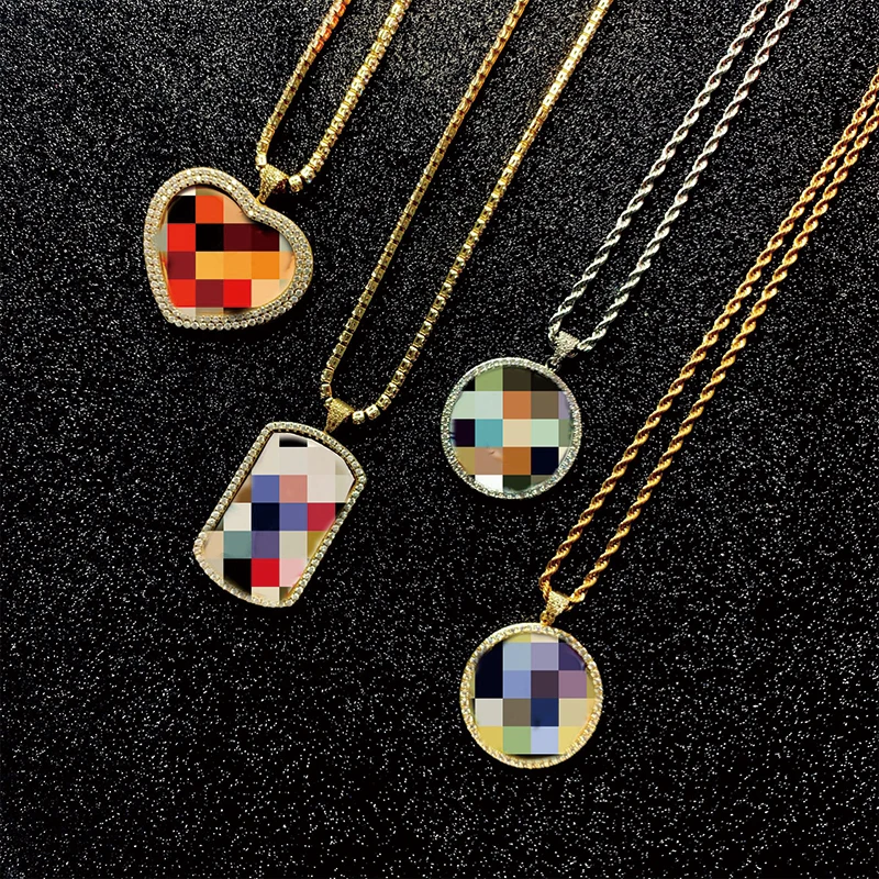 

Лидер продаж, индивидуальная фоторамка для фотографий «сделай сам», круглая фоторамка с эффектом памяти, однотонная, искусственная бижутер...