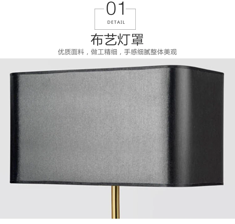 Американская Мода Роскошные Lint настольные лампы постмодерн простой дизайнерский светильник Настольная прикроватная вилла гостиная спальня декоративный светильник