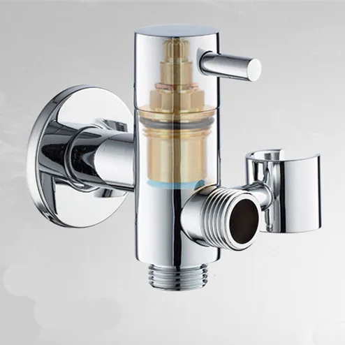 Многофункциональные латунные 3 способа одно в два из клапанов с держателем