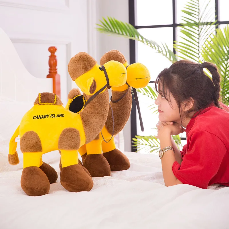 Пустыня яркая игрушка кукла имитация верблюда мультяшная мягкая подарок для