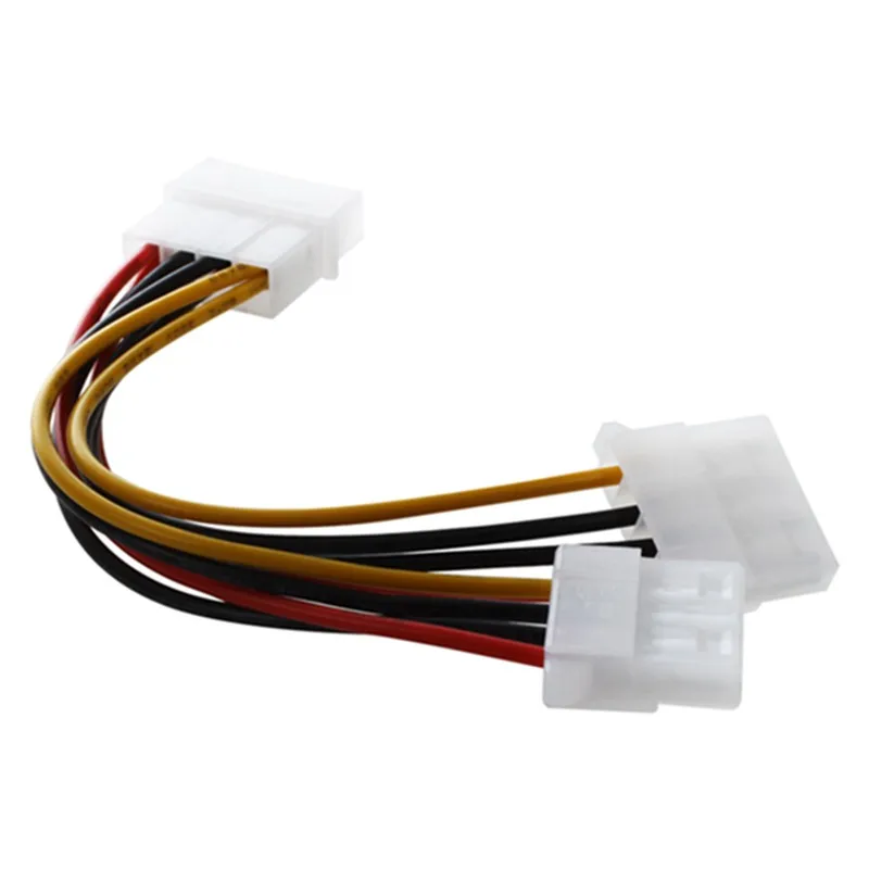 Computer Molex 6 Inches 4 Pin Power Supply Y Splitter Cable 1 Male to 2 Female | Электроника