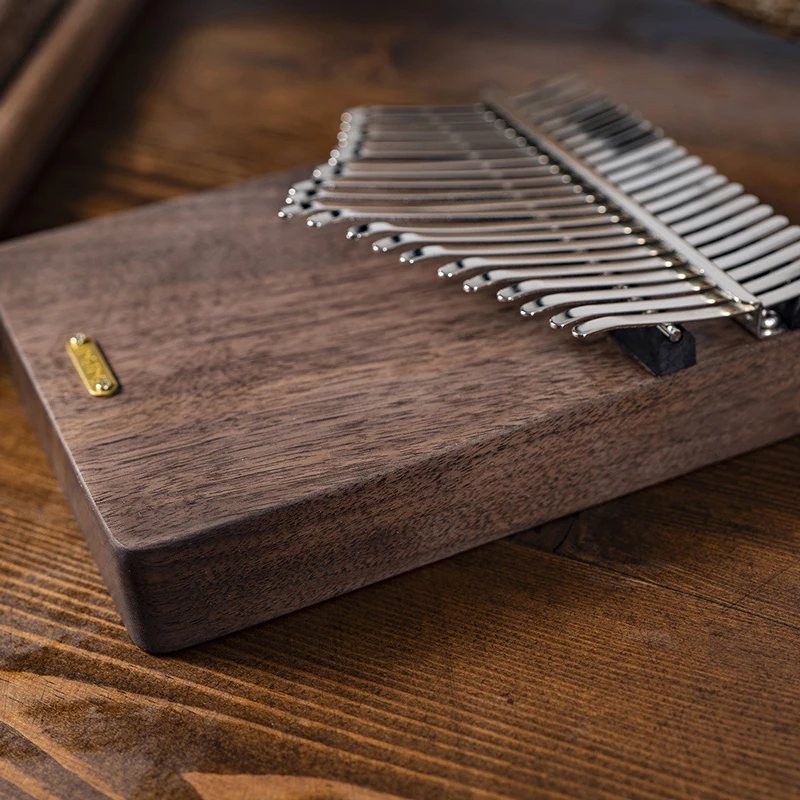 Lingting Black Walnut Kalimba 21 клавиша K21W Thumb Piano (F major) плоская доска Mbira инструменты с