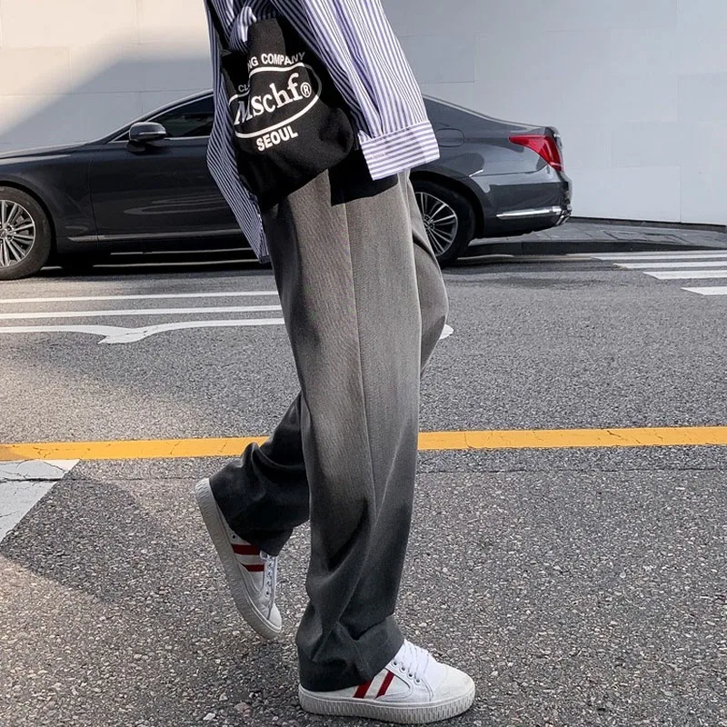 Весенние свободные женские Костюмные брюки с высокой талией 2022 Осенние офисные