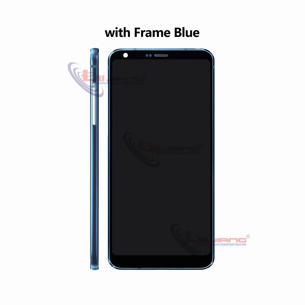 With Frame Blue 5,7 ''ips для LG G6 H870 H871 H872 LS993 VS998 кодирующий преобразователь сенсорного экрана в сборе с рамкой для LG G6 ЖК-дисплей - Цвет: With Frame Blue