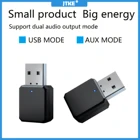 JTKE USB беспроводной Bluetooth 5,0 приемник адаптер музыкальные колонки с микрофоном 3,5 мм AUX автомобильный стерео аудио адаптер #184