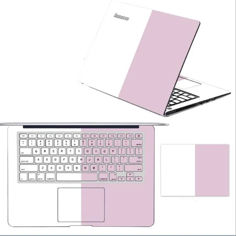Коричневый Наклейка для ноутбука acer dell hp lenovo samsung 12 13 14 15,6 дюймов, защитная пленка для экрана клавиатуры, водонепроницаемая - Цвет: Коричневый