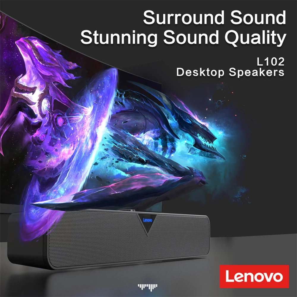 ТВ-звуковая панель Lenovo Lecoo L102 3 5 мм Aux |